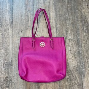 Michael Kors Tote Purse Hot Pink